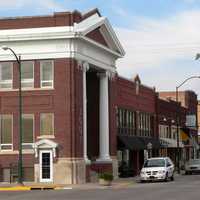 Main Street in Downtown Hays in Kansas