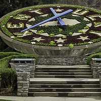 Floral Clock Near the Capital Building in Frankfort, Kentucky