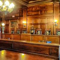 Interior of the Supreme Court in Frankfort, Kentucky