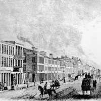 View of Main Street Louisville in 1846 in Kentucky