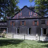 Backside of a distillery Room at Maker's Mark