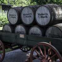 Barrels of Whiskey in a Cart