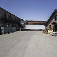 Buildings and Trucks at Buffalo Trace Distillery, Kentucky