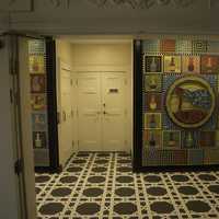 Decorated Bathrooms at Maker's Mark Distillery