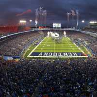 Commonwealth StadiumThe University of Kentucky football team 