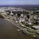 Baton Rouge waterfront landscape, Louisiana