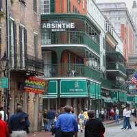 Bourbon Street, New Orleans, in 2003 in Louisiana