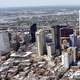 Central Business District from the air, 2007 in New Orleans, Louisiana