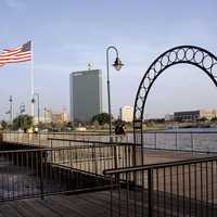 Lake Charles Boardwalk in Louisiana