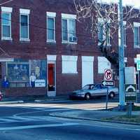 Photo of Hammond's Historic District with Dantone's Grocery in the background, Louisiana