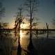 Sunset over the Bayou in Louisiana