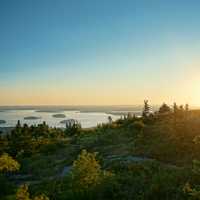 Landscape at Bar Harbor at Acadia National Park, Maine