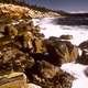 Shoreline and waves at Acadia National Park, Maine