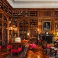 Interior of John Work Garrett Library in Baltimore, Maryland