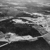 Aerial View of Greenbelt in 1937.