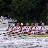 Harvard's Men's Eight Crew in Cambridge, Massachusetts