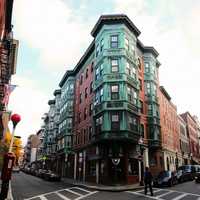 Street Corner in Boston, Massachusetts