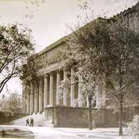 Widener Library at Harvard University at Cambridge, Massachusetts