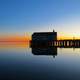 Dusk over the pier at Cape Cod, Massachusetts