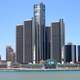 Renaissance Center, the headquarters of General Motors in Detroit, Michigan