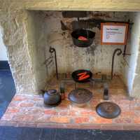 Fireplace at Fort Wilkens State Park, Michigan