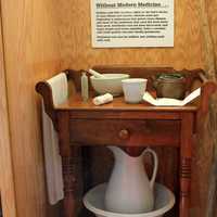 Medicine table at Fort Wilkens State Park, Michigan