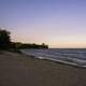 Shoreline of lake Michigan at Dusk at J.W. Wells State Park, Michigan