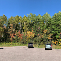 Fall Colors panoramic at sugarloaf mountain parking lot