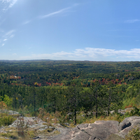 Panoramic view from the top of Sugarloaf Mountain