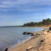 Rugged Shoreline at McLain State Park, Michigan