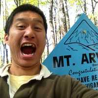 Roaring at the top of Arvon at Mount Arvon, Michigan