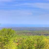 View from the top of Arvon, Michigan