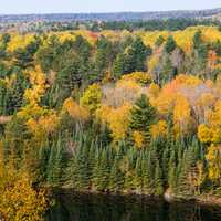 Foote Pond Overlook in Autumn