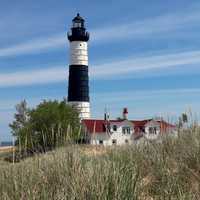 Lighthouse in Landscape in Michigan