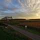 Scenic sunset landscape in Frankemuth, Michigan