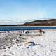 Snowy Lakeshore of Lake Michigan in the UP