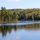 Looking at Beaver Lake at Pictured Rocks National Lakeshore, Michigan