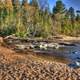 Mouth of the Hurricane River at Pictured Rocks National Lakeshore, Michigan