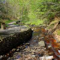 Stream at Munising Falls at Pictured Rocks National Lakeshore, Michigan