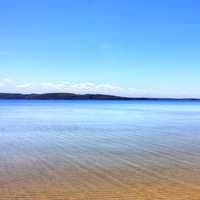 The water of Lake Superior at Pictured Rocks National Lakeshore, Michigan