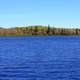 Across Mirror lake at Porcupine Mountains State Park, Michigan