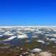 Ice on Lake Superior at Porcupine Mountains State Park, Michigan