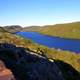 Ovewview of lake of the clouds at Porcupine Mountains State Park, Michigan