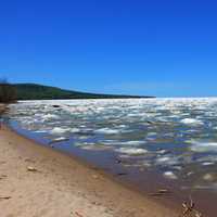 Shoreline of Superior at Porcupine Mountains State Park, Michigan