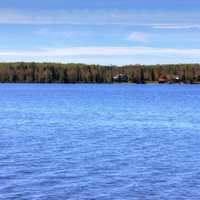 Across the lake at Twin Lakes State Park, Michigan