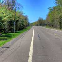 Road by the Park at Twin Lakes State Park, Michigan