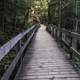 Boardwalk at Wagner Falls in Michigan