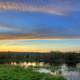 Dusk Skies over Marshy Landscape in the Upper Peninsula, Michigan