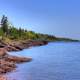 Shoreline of Lake Superior in the Upper Peninsula, Michigan