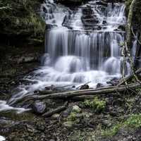 Silky Waterfalls at Wagner Falls in Michigan